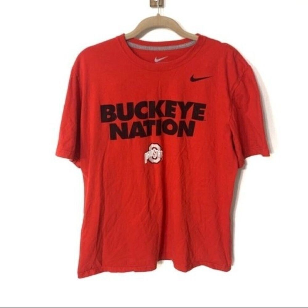 NIKE | red buckeye nation short sleeve tee